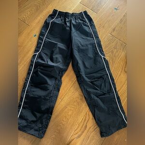 BDG Black Joggers with White Trim